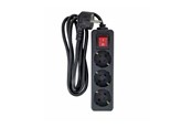 Strømkabel (ekstern) - MicroConnect - power strip - on/off switch - MC-GRU0035BS