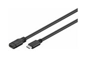 USB kabel - MicroConnect - USB-C extension cable - USB-C to USB-C - 50 cm - USB3.1CC05EX
