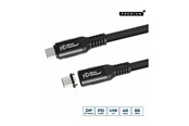 USB kabel - MicroConnect Premium - USB-C cable - USB-C to USB-C - 15 cm - MC-LS-USB4CC0.15