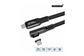USB kabel - MicroConnect Premium - USB-C cable - USB-C to USB-C - 15 cm - MC-LS-USB4CC0.15-A