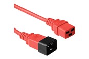 Strømkabel (intern) - MicroConnect - power cable - IEC 60320 C20 to IEC 60320 C19 - 1.8 m - PE2019R18