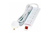 Strømkabel (ekstern) - MicroConnect - power strip - with surge protection - MC-UKSURGESTRIP4-2M