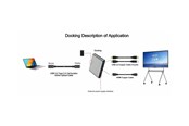 Dockingstation - MicroConnect - docking station - USB-C - HDMI - MC-HUBAV1