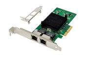 Netværksadapter (netkort, printserver mv.) - MicroConnect - network adapter - PCIe 2.0 x4 - Gigabit Ethernet x 2 - MC-PCIEX4-82576-D