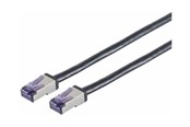 Netværkskabel - Lanview patch cable - 5 m - black - Sort - 5m - LVN-CAT6A-FLEX-5M