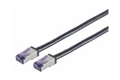 Netværkskabel - Lanview patch cable - 15 m - black - Sort - 15m - LVN-CAT6A-FLEX-15M