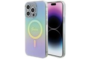 Mobil - Covers & Cases - GUESS IML Iridescent MagSafe case for iPhone 15 Pro - turquoise - 3666339154943