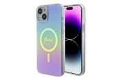 Mobil - Covers & Cases - GUESS GUHMP15SHITSU iPhone 15 6.1" purple/purple hardcase IML Iridescent MagSafe - 3666339154783