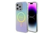 Mobil - Covers & Cases - GUESS GUHMP15XHITSQ iPhone 15 Pro Max turquoise/turquoise hardcase IML Iridescent MagSafe - 3666339154950