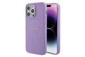 Mobil - Covers & Cases - GUESS GUHMP15XPSAHMCU iPhone 15 Pro Max 6.7" purple/purple hardcase Saffiano MagSafe - 3666339155933