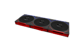 Kabinet Køler - Lian Li UNI FAN TL FLEX 120 Reversed (3-pack) with controller - Kabinet køler - 120mm - Sort med RGB LED lys - 33 dBA - 12RTL1F3B