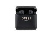 Hovedtelefoner/headset - GUESS Bluetooth headphones GUTWSSU20ALEGK TWS + docking station black/black Printed Logo - 3666339170288