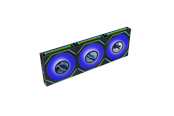 Kabinet Køler - Lian Li UNI FAN SLINF LCD FLEX 120 (3-pack) - Kabinet køler - 120mm - Sort med RGB LED lys - 30 dBA - 12SLIND1F3B