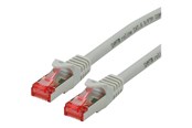 Netværkskabel - Roline patch cable - 10 m - grey - Grå - 21.15.2607