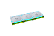 Kabinet Køler - Lian Li UNI FAN SL FLEX 120 (3-pack) with controller - Kabinet køler - 120mm - Hvid med RGB LED lys - 29 dBA - 12SL1F3W
