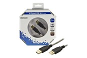 USB kabel - Deltaco - USB cable - USB to USB - 2 m - USB2-8-K