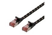Netværkskabel - Deltaco patch cable - 1.5 m - black - Sort - 1m - UFTP-2312