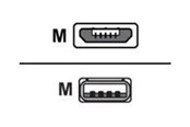 USB kabel - Sharkoon - USB cable - Micro-USB Type B to USB - 0.5 m - 4044951015474