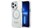 Mobil - Covers & Cases - GUESS Metal Outline MagSafe Case for iPhone 13 Pro / iPhone 13 - Blue - 3666339057237