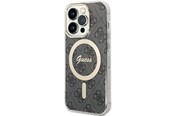 Mobil - Covers & Cases - GUESS IML 4G MagSafe case for iPhone 15 Pro - black - 3666339194567