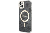 Mobil - Covers & Cases - GUESS IML 4G MagSafe case for iPhone 15 - black - 3666339194543
