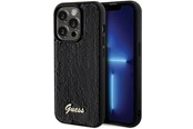 Mobil - Covers & Cases - GUESS Sequin Script Metal case for iPhone 13 Pro / 13 - black - 3666339172817