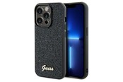 Mobil - Covers & Cases - GUESS Disco Metal Script case for iPhone 14 Pro - black - 3666339173418