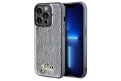 Mobil - Covers & Cases - GUESS Sequin Script Metal case for iPhone 14 Pro - silver - 3666339173135