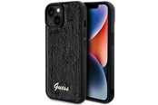 Mobil - Covers & Cases - GUESS Sequin Script Metal case for iPhone 14 / 15 / 13 - black - 3666339172831