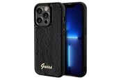 Mobil - Covers & Cases - GUESS Sequin Script Metal case for iPhone 14 Pro Max - black - 3666339172862