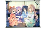 Merchandise - Idea Factory - Neptunia - Yukata Wall Scroll 32" x 24" - 5060112438042