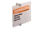 Konference & Præsentation - DURABLE CRYSTAL SIGN sign holder - transparent - 482319