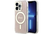 Mobil - Covers & Cases - GUESS IML 4G MagSafe case for iPhone 15 Pro - pink - 3666339194680