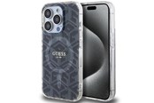 Mobil - Covers & Cases - GUESS IML GCube MagSafe case for iPhone 15 Pro - black - 3666339221867