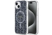 Mobil - Covers & Cases - GUESS IML GCube MagSafe case for iPhone 15 Plus / 14 Plus - black - 3666339221850