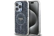 Mobil - Covers & Cases - GUESS IML GCube MagSafe case for iPhone 15 Pro Max - black - 3666339221874