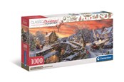Puslespil - Clementoni HQC Panorama Jigsaw Puzzle: Christmas over the Bridge 1000 pieces 2D Puslespil - 39999
