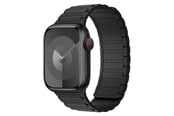 Smartwatch - Tilbehør - Lippa Apple Watch Magnetisk Silikone Rem 42/44/45/46/49 mm - Sort - LPAW159