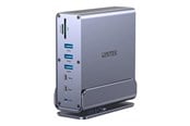 Dockingstation - Unitek - docking station - USB-C - 2 x HDMI DP - 1GbE - D1135AGY01