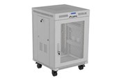 Rack skabe - Lanberg FF01 series - rack - 600 x 600 flat pack with mesh door - 15U - FF01-6615-23SL