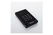 Harddisk - Ekstern - iStorage diskAshur³ - hard drive - 2 TB - USB 3.2 Gen 1 - TAA Compliant - 2TB - Ekstern Harddisk - Sort - IS-DA3-256-2000-B