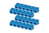 Netværkstilbehør - StarTech.com Startech keystone jack - 180° 110 punch down - TAA Compliant - C6KEY110180BL24PK