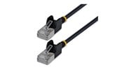 Netværkskabel - StarTech.com Startech patch cable - 2 m - black - Sort - N6APATSTP34BKS2M