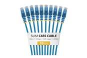 Netværkskabel - StarTech.com Startech patch cable - 1 m - blue - Blå - N6PAT100CMBLS10PK