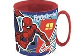 Skoletilbehør - Marvel SPIDERMAN 350 ml rød mikrobølgeovnssikker kop - 088801901-83504