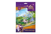 Kreativt Legetøj - Unicorn Academy Reusable Sticker set - Create your scene - 2 scenes included - 170100310
