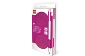 Skoletilbehør - LEGO Locking Notebook with Gel Pen Red - 4003064-53696