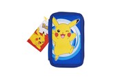 Skoletilbehør - Pokemon POKÉMON 2-compartment filled pencil case 300D polyester 19.5 x 12.5 x 5 cm - 161708516