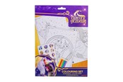 Skoletilbehør - Unicorn Academy Coloring set w/6 col. pencils - 170106853