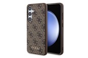 Mobil - Covers & Cases - GUESS 4G Metal Gold Logo case for Samsung Galaxy A35 - brown - 3666339259709
